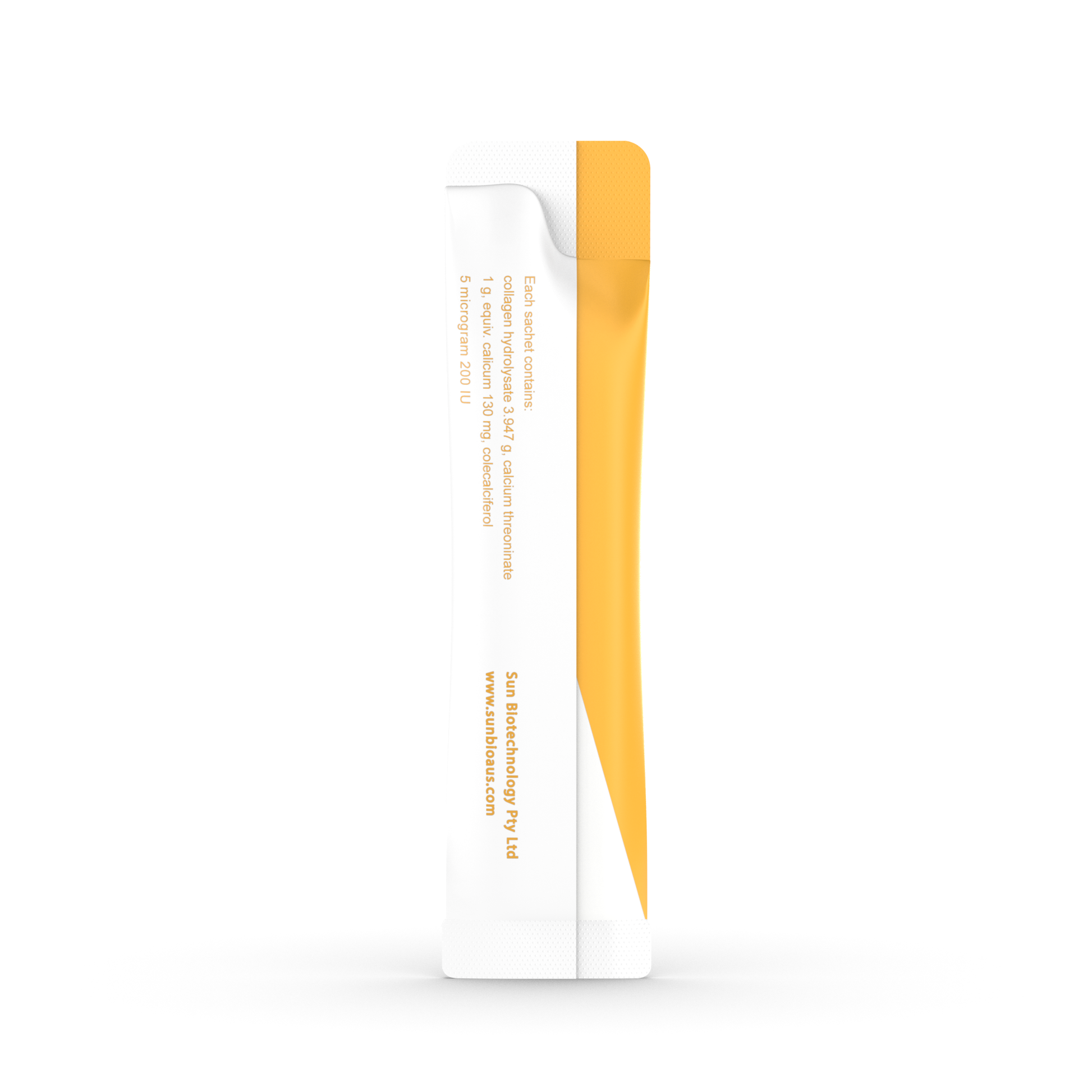 Bone Booster Collagen Peptides Sachet Rear