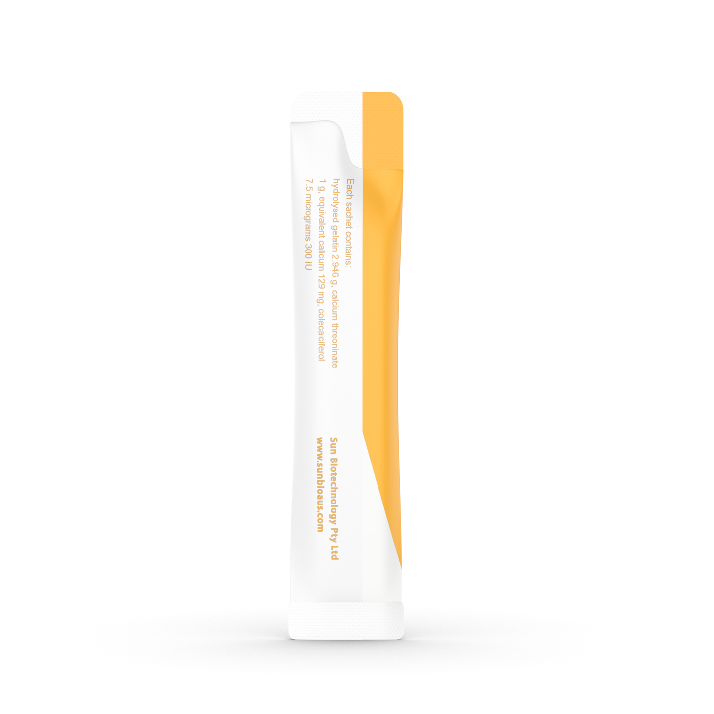 90 Day Pack Sunbio Collagen Peptides Bone Booster Lemon Lime 30x5g